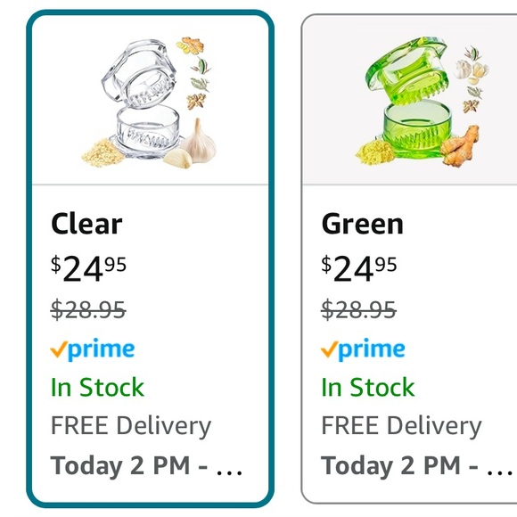 Garlic Ginger Twister Peeler & Chopper. Multifuntional Mincer Nuts, Herbs & More - Picture 6 of 13